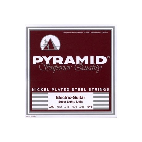 Pyramid electric guitar nickel plated steel
