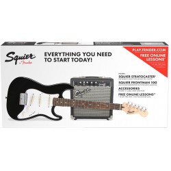 Pack Fender electric guitar