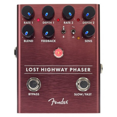 Pédalier pédale de guitare Multi-effet Fender Lost Highway Phaser Pédalier pédale de guitare Multi-effet Fender Lost Highway Phaser