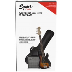 Pack Guitare Bass Squier Affinity 