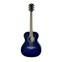 Guitare acoustique Folk EKO bleue