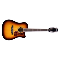 GUILD Guitare Acoustique 12 Cordes D-2612CE Deluxe 