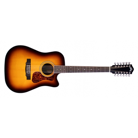 GUILD Guitare Acoustique 12 Cordes D-2612CE Deluxe