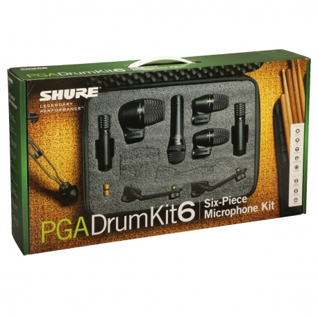 Micro pour batterie SHURE PGA DRUMKIT 6 Micro pour batterie SHURE PGA DRUMKIT 6