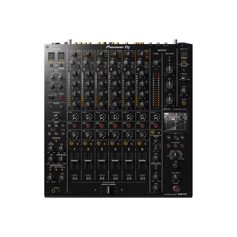 Table de mixage DJ professionnelle créative 6 voies PIONEER DJM V10
