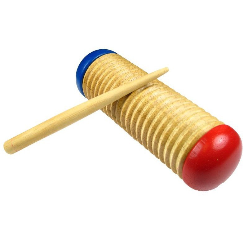 Guiro en bois Pyramusique Maroc